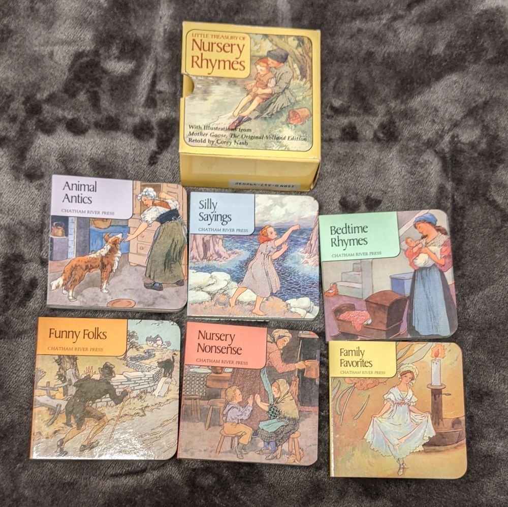 Little Treasury of Nursery Rhymes Volland Edition Corey Nash 1986